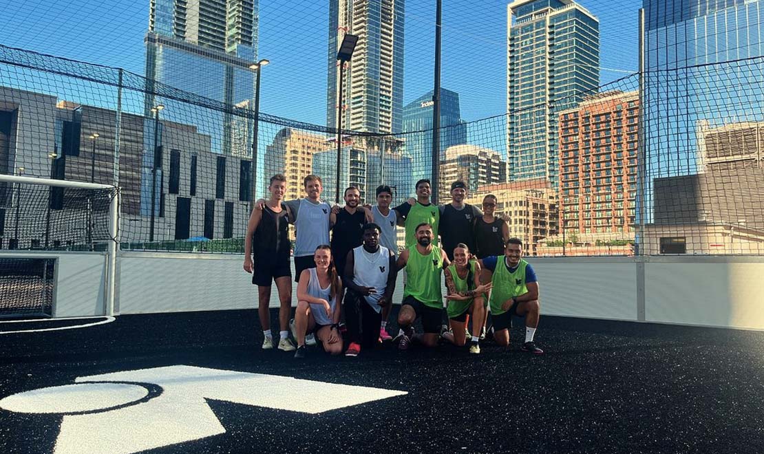 Vanta Athletics Rooftop Soccer Court